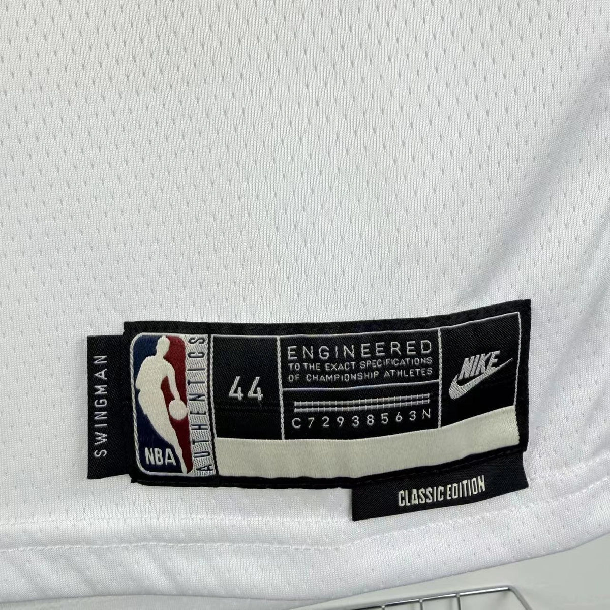 Joel Embiid No.21 Philadelphia 76ers Throwback White Jersey 2025-26 NBA Authentic Swingman Jersey - View 13