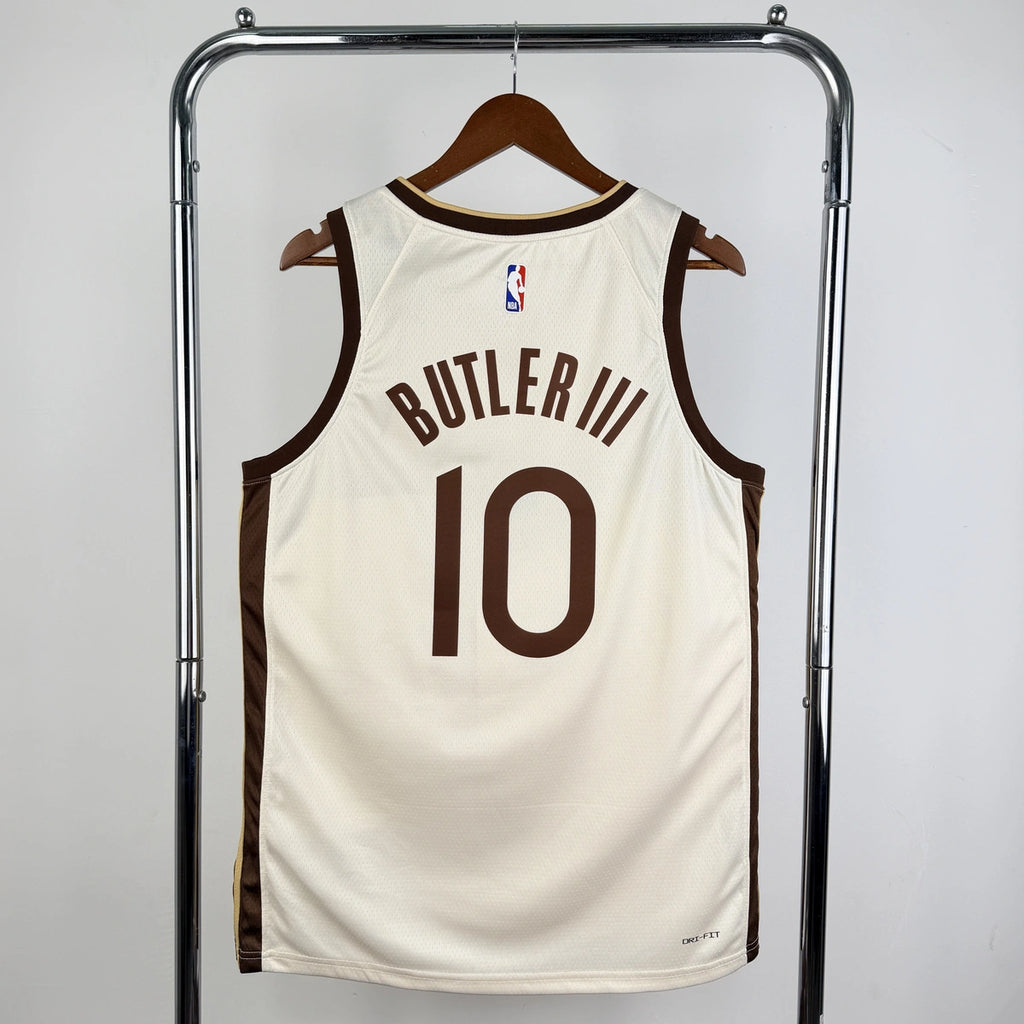 Jimmy Butler No.10 Golden State Warriors City Edition Jersey 2025-26 NBA Authentic Swingman Jersey - View 1
