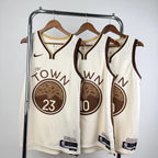 Jimmy Butler No.10 Golden State Warriors City Edition Jersey 2025-26 NBA Authentic Swingman Jersey - View 3