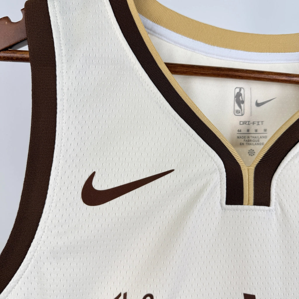 Jimmy Butler No.10 Golden State Warriors City Edition Jersey 2025-26 NBA Authentic Swingman Jersey - View 4