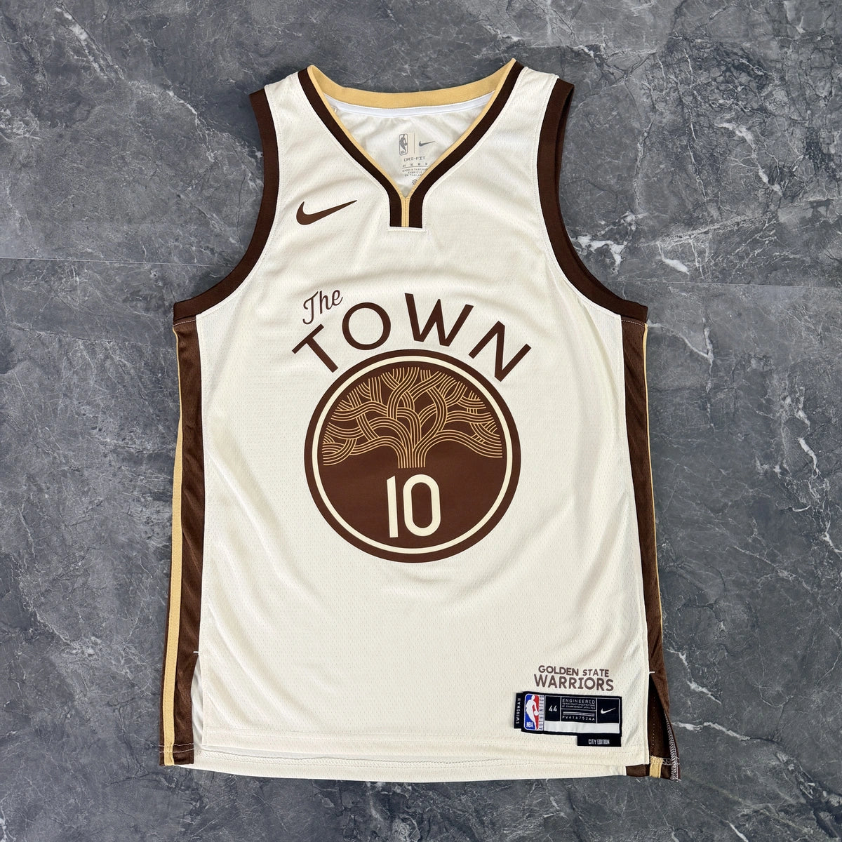 Jimmy Butler No.10 Golden State Warriors City Edition Jersey 2025-26 NBA Authentic Swingman Jersey - View 7
