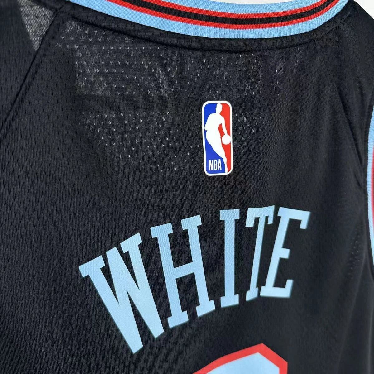 Coby White No.0 Chicago Bulls City Edition Jersey 2025-26 NBA Authentic Swingman Jersey - View 2