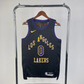Russell Westbrook No.0 Los Angeles Lakers City Edition Jersey 2025-26 NBA Authentic Swingman Jersey - View 2