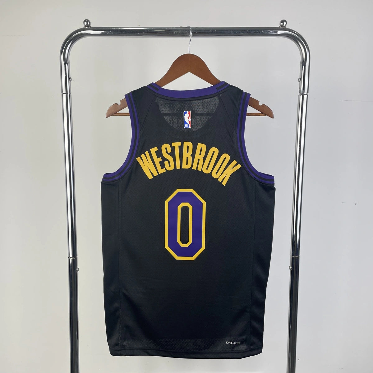Russell Westbrook No.0 Los Angeles Lakers City Edition Jersey 2025-26 NBA Authentic Swingman Jersey - View 3