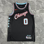 Coby White No.0 Chicago Bulls City Edition Jersey 2025-26 NBA Authentic Swingman Jersey - View 12