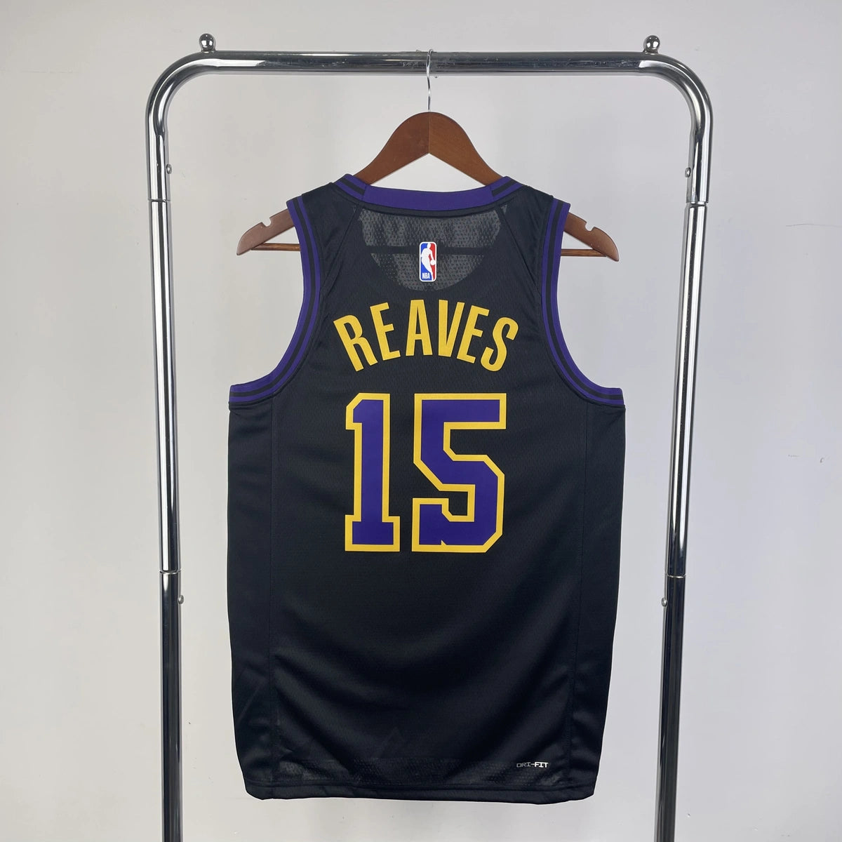Austin Reaves No.15 Los Angeles Lakers City Edition Jersey 2025-26 NBA Authentic Swingman Jersey - View 4