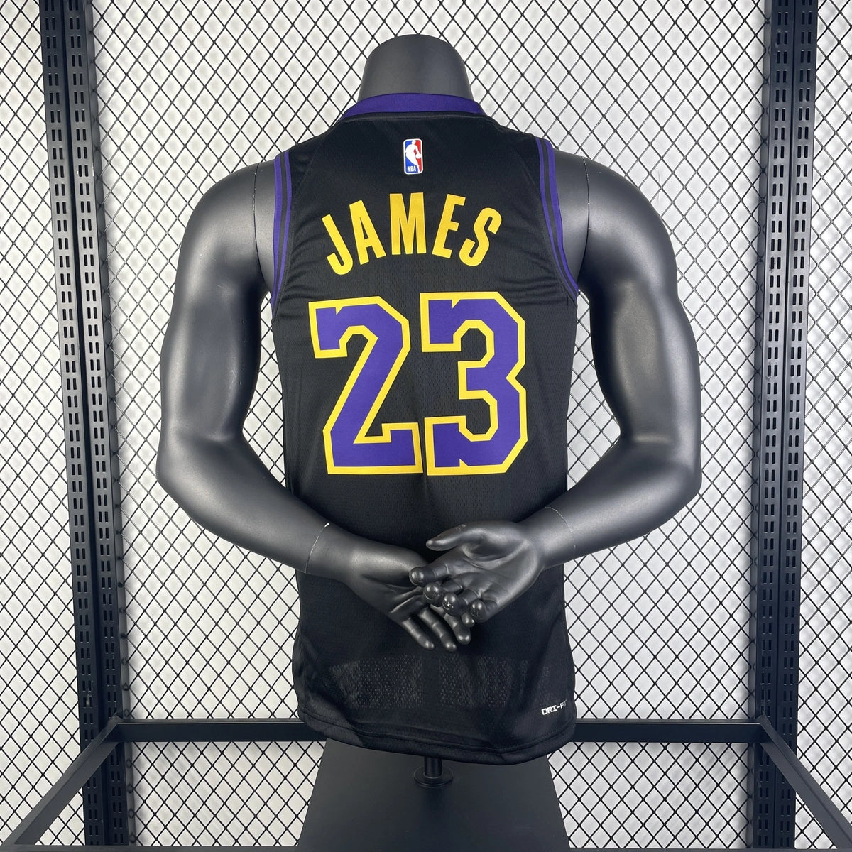 LeBron James No.23 Los Angeles Lakers City Edition Jersey 2025-26 NBA Authentic Swingman Jersey - View 1