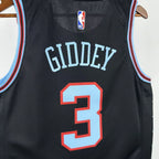 Josh Giddey No.3 Chicago Bulls City Edition Jersey 2025-26 NBA Authentic Swingman Jersey - View 2