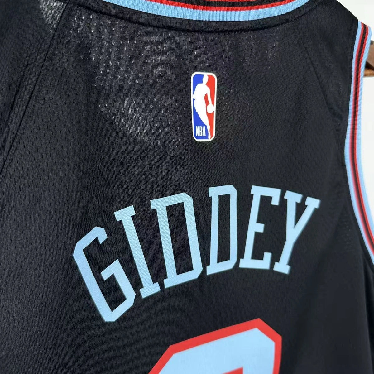 Josh Giddey No.3 Chicago Bulls City Edition Jersey 2025-26 NBA Authentic Swingman Jersey - View 5
