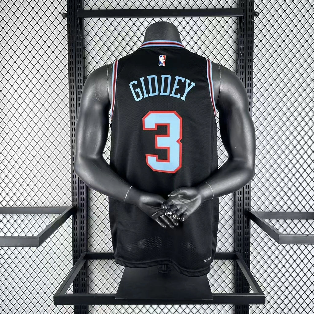 Josh Giddey No.3 Chicago Bulls City Edition Jersey 2025-26 NBA Authentic Swingman Jersey - View 9