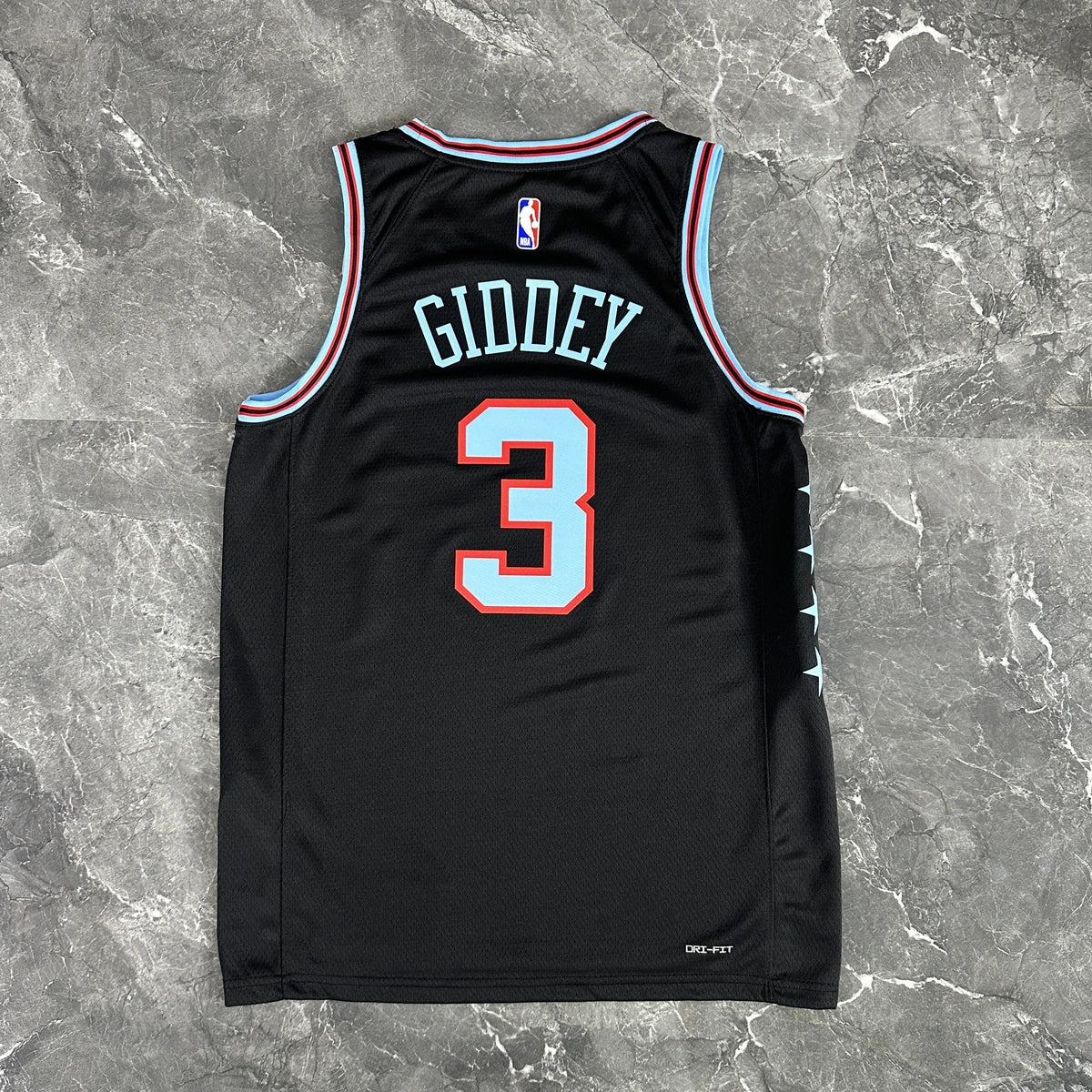 Josh Giddey No.3 Chicago Bulls City Edition Jersey 2025-26 NBA Authentic Swingman Jersey - View 11