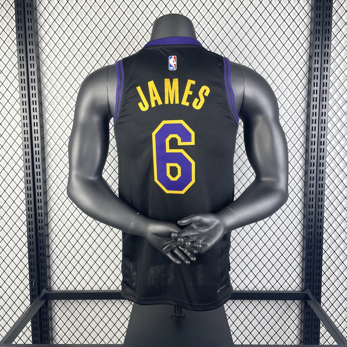 LeBron James No.6 Los Angeles Lakers City Edition Jersey 2025-26 NBA Authentic Swingman Jersey - View 7