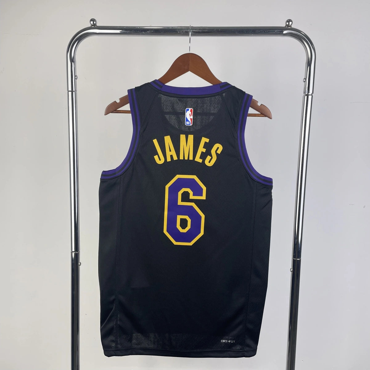 LeBron James No.6 Los Angeles Lakers City Edition Jersey 2025-26 NBA Authentic Swingman Jersey - View 9