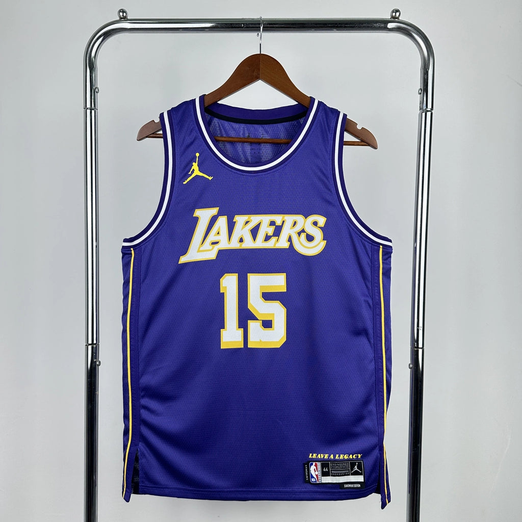 Austin Reaves No.15 Los Angeles Lakers Air Jordan Edition Jersey 2025-26 NBA Authentic Swingman Jersey - View 3