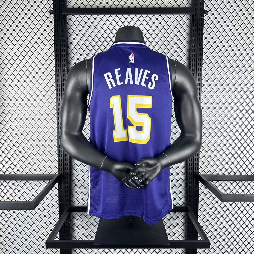 Austin Reaves No.15 Los Angeles Lakers Air Jordan Edition Jersey 2025-26 NBA Authentic Swingman Jersey - View 8