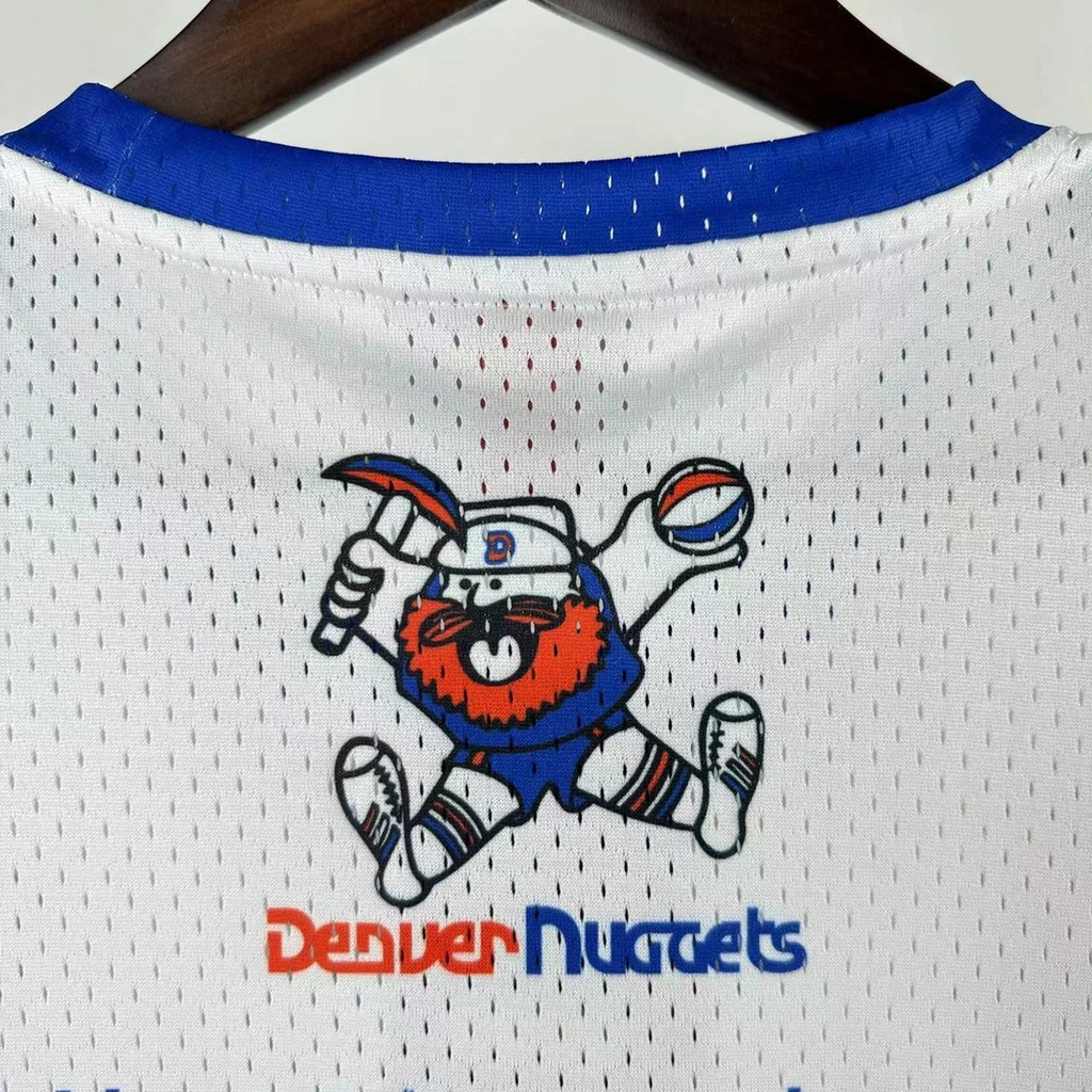 Denver Nuggets Mitchell & Ness HWC Retro Tee for Men | Premium Vintage Style