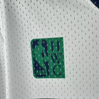 Dallas Mavericks Mitchell & Ness HWC Retro Tee for Men - Detail Closeup - Stitching