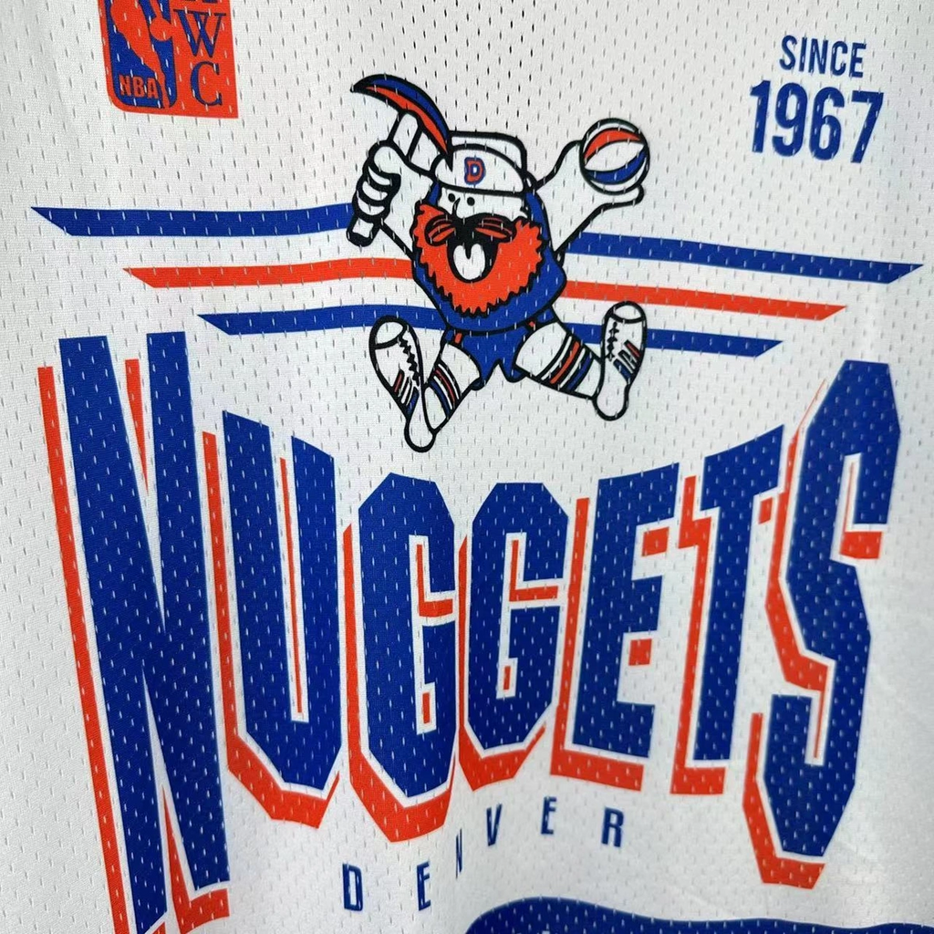 Denver Nuggets Mitchell & Ness HWC Retro Tee for Men | Premium Vintage Style