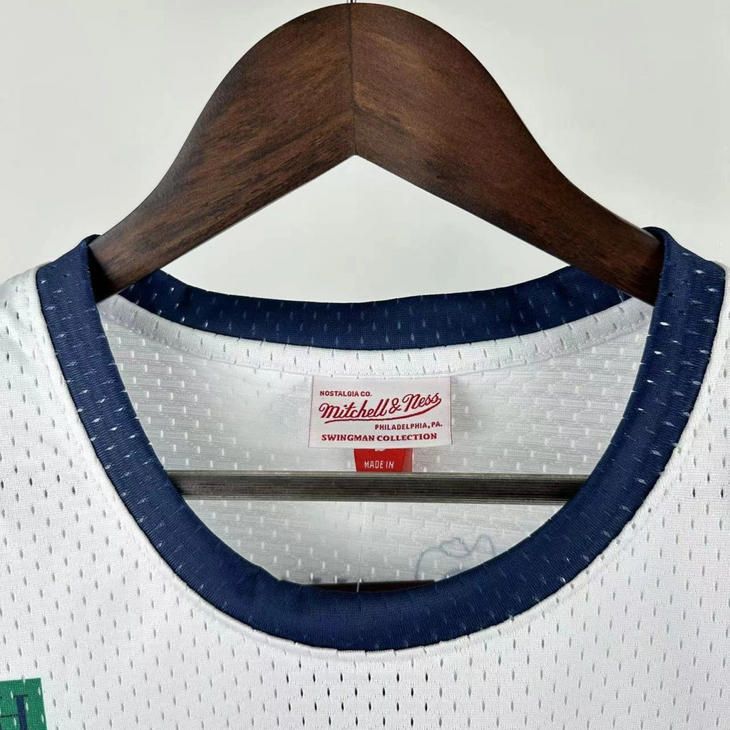 Dallas Mavericks Mitchell & Ness HWC Retro Tee for Men - On Model Front View