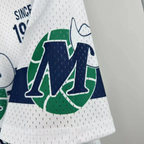 Dallas Mavericks Mitchell & Ness HWC Retro Tee for Men - On Model Back View