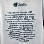 Dallas Mavericks Mitchell & Ness HWC Retro Tee for Men - On Model Detail