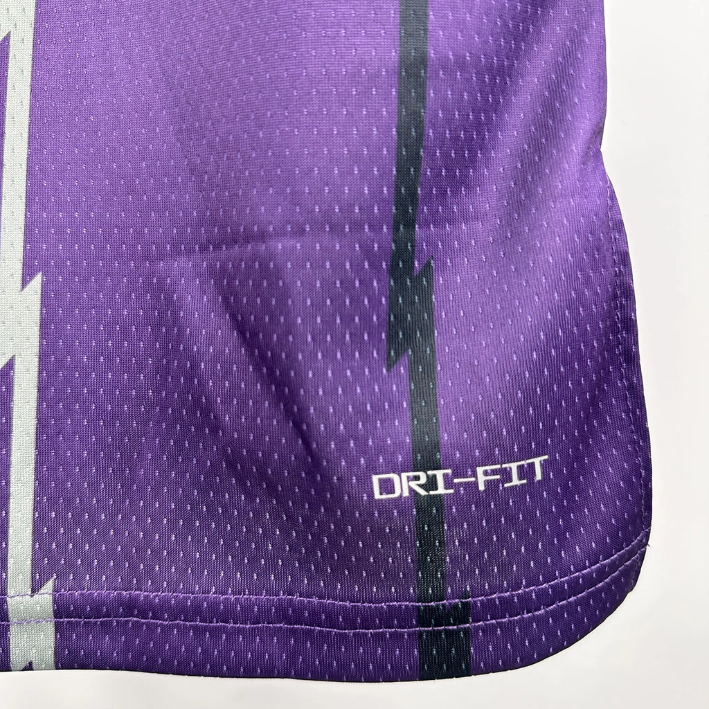 Toronto Raptors 2025-26 throwback edition basketball jersey additional detail view 3 in white for basketball fans