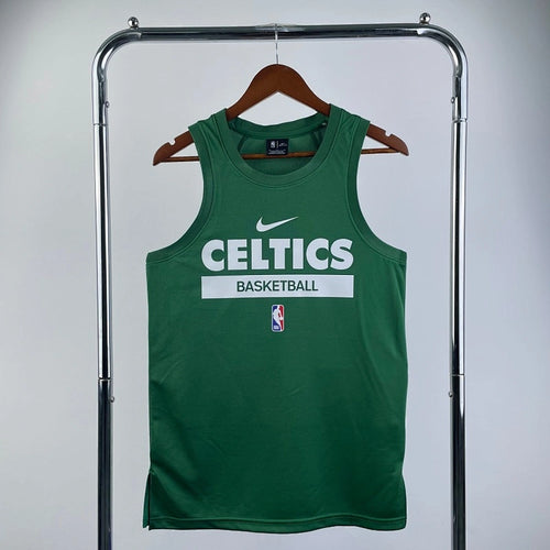 Celtics Front Full View in Green — Hanging