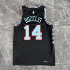 Matas Buzelis No.14 Chicago Bulls City Edition Jersey 2025-26 NBA Authentic Swingman Jersey - View 4