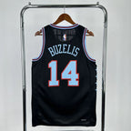 Matas Buzelis No.14 Chicago Bulls City Edition Jersey 2025-26 NBA Authentic Swingman Jersey - View 10