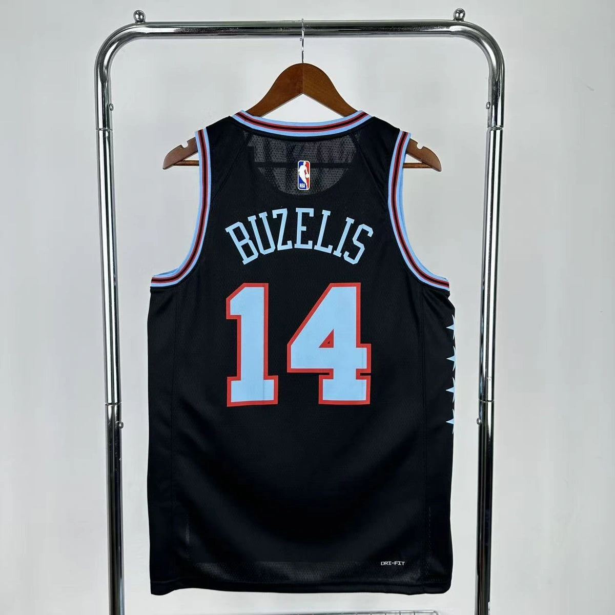 Matas Buzelis No.14 Chicago Bulls City Edition Jersey 2025-26 NBA Authentic Swingman Jersey - View 10