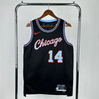 Matas Buzelis No.14 Chicago Bulls City Edition Jersey 2025-26 NBA Authentic Swingman Jersey - View 11
