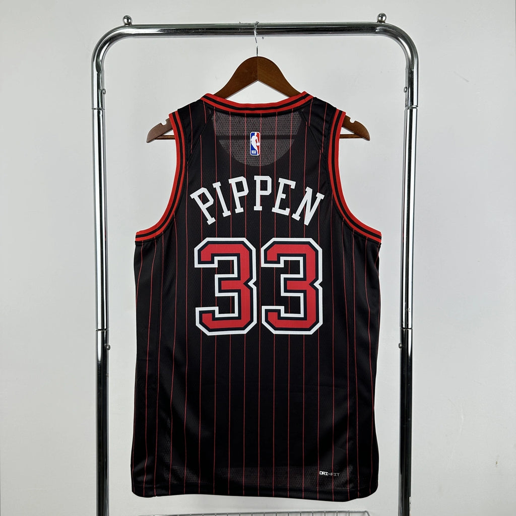Scottie Pippen No.33 Chicago Bulls Air Jordan Edition Jersey 2025-26 NBA Authentic Swingman Jersey - View 2