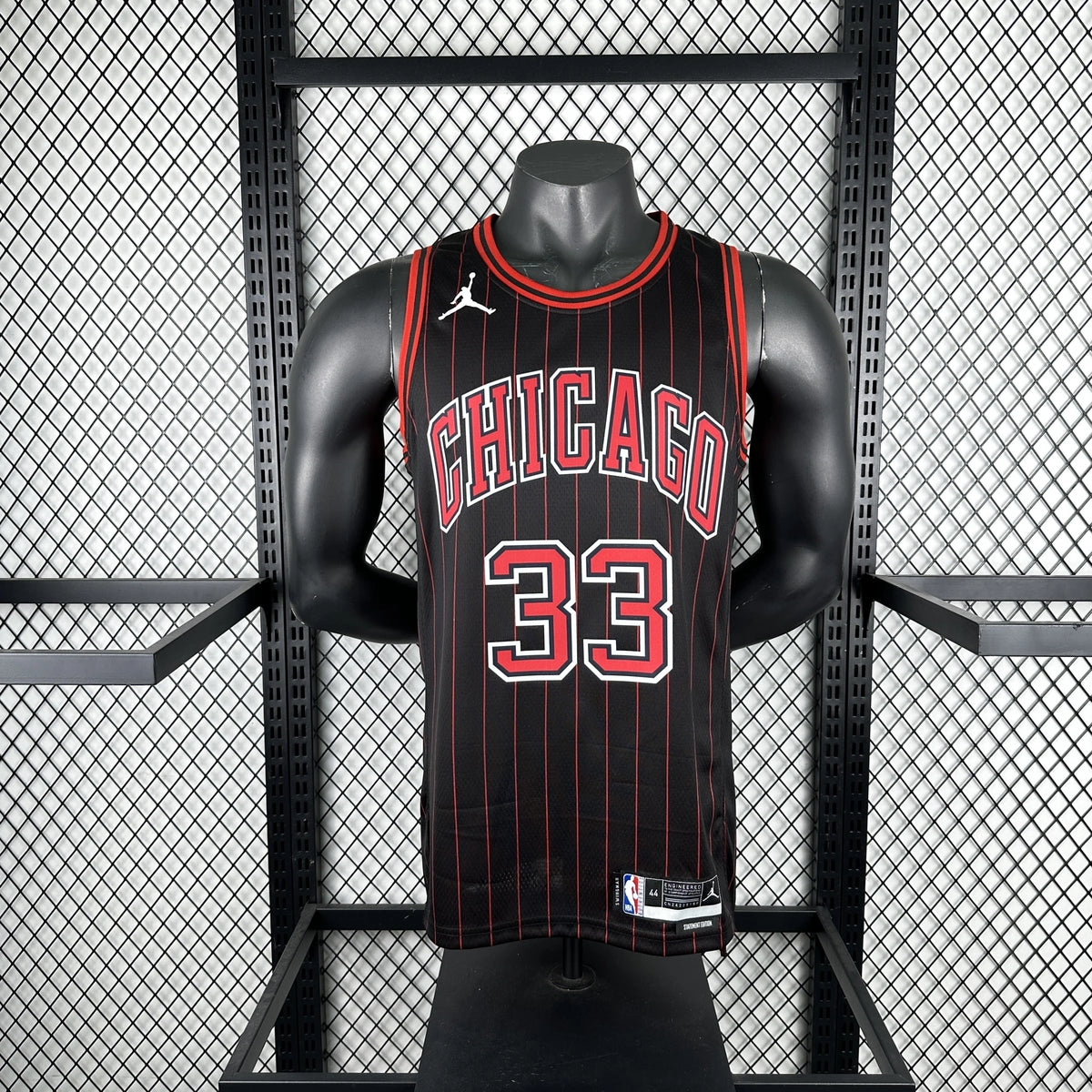Scottie Pippen No.33 Chicago Bulls Air Jordan Edition Jersey 2025-26 NBA Authentic Swingman Jersey - View 3