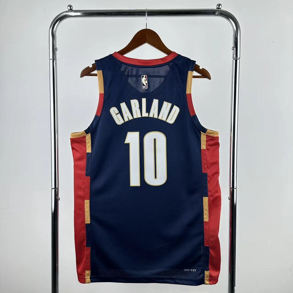Darius Garland No.10 Cleveland Cavaliers Throwback Jersey 2025-26 NBA Authentic Swingman Jersey - View 6