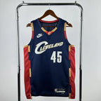 Donovan Mitchell No.45 Cleveland Cavaliers Throwback Jersey 2025-26 NBA Authentic Swingman Jersey - View 1