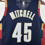 Donovan Mitchell No.45 Cleveland Cavaliers Throwback Jersey 2025-26 NBA Authentic Swingman Jersey - View 7
