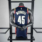 Donovan Mitchell No.45 Cleveland Cavaliers Throwback Jersey 2025-26 NBA Authentic Swingman Jersey - View 9