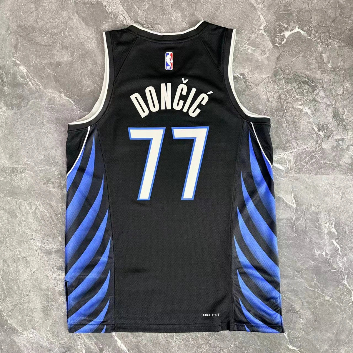 Luka Doncic No.77 Dallas Mavericks City Edition Jersey 2025-26 NBA Authentic Swingman Jersey Dallas Mavericks - View 2