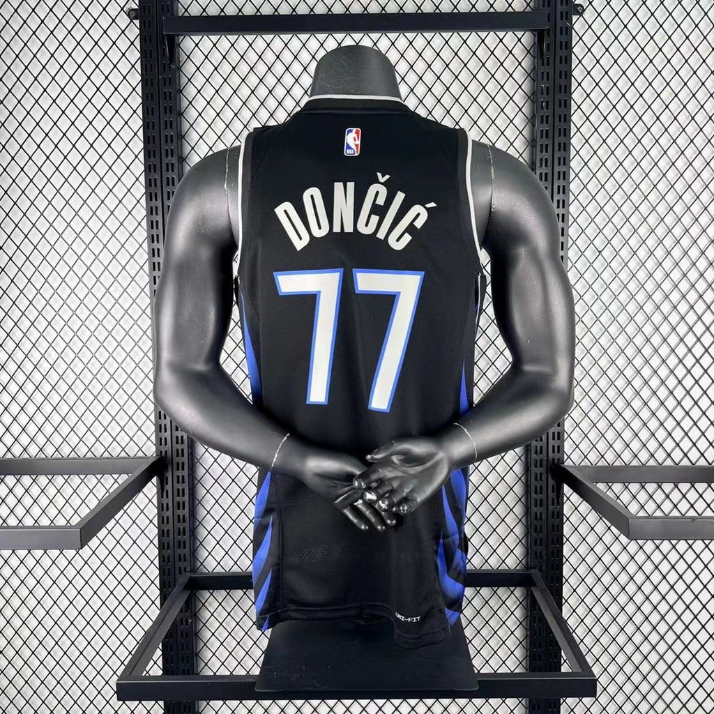 Luka Doncic No.77 Dallas Mavericks City Edition Jersey 2025-26 NBA Authentic Swingman Jersey Dallas Mavericks - View 3