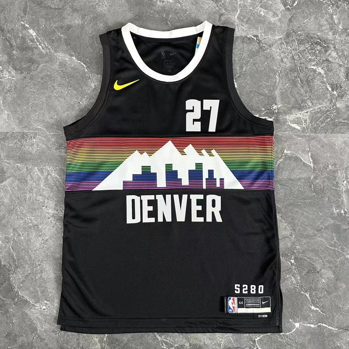 Jamal Murray No.27 Denver Nuggets City Edition Jersey 2025-26 NBA Authentic Swingman Jersey - View 7