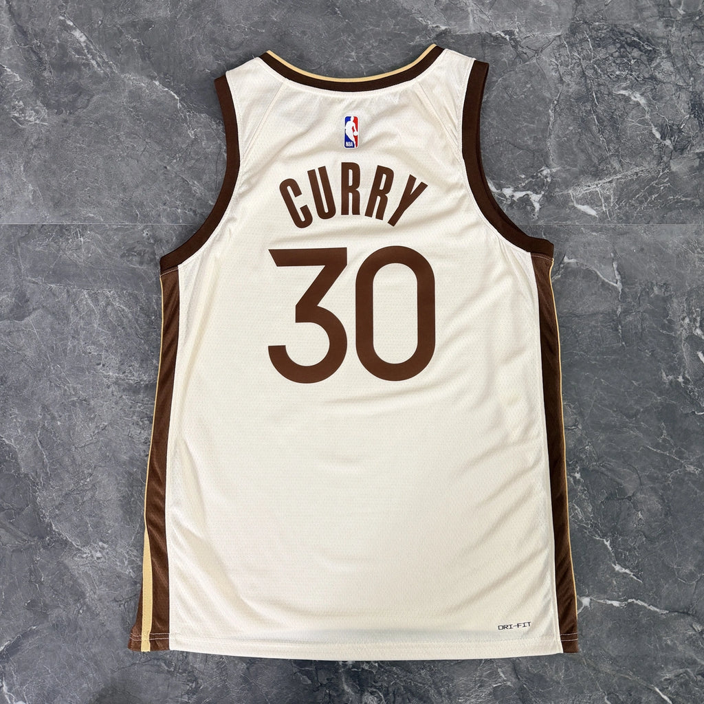Stephen Curry No.30 Golden State Warriors City Edition Jersey 2025-26 NBA Authentic Swingman Jersey - View 1