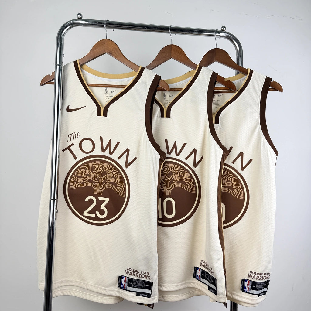 Stephen Curry No.30 Golden State Warriors City Edition Jersey 2025-26 NBA Authentic Swingman Jersey - View 2