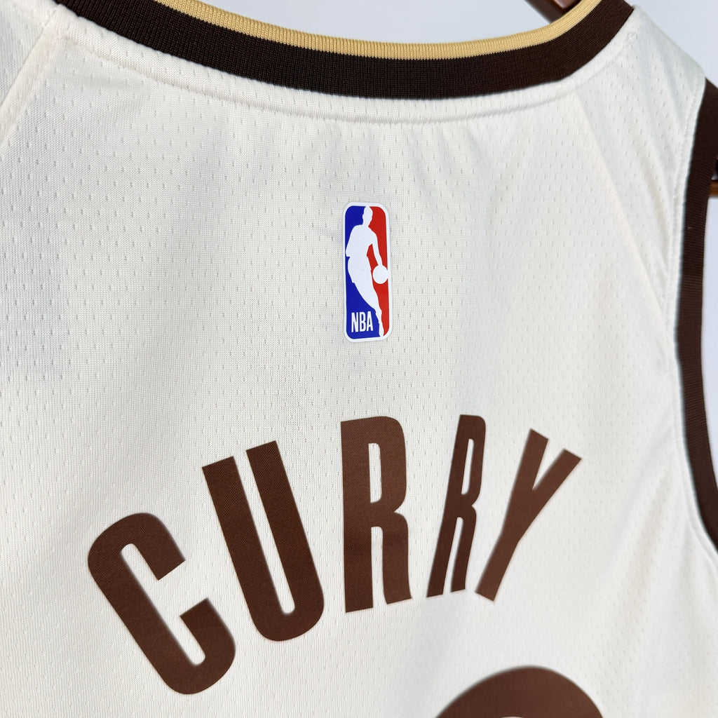 Stephen Curry No.30 Golden State Warriors City Edition Jersey 2025-26 NBA Authentic Swingman Jersey - View 4