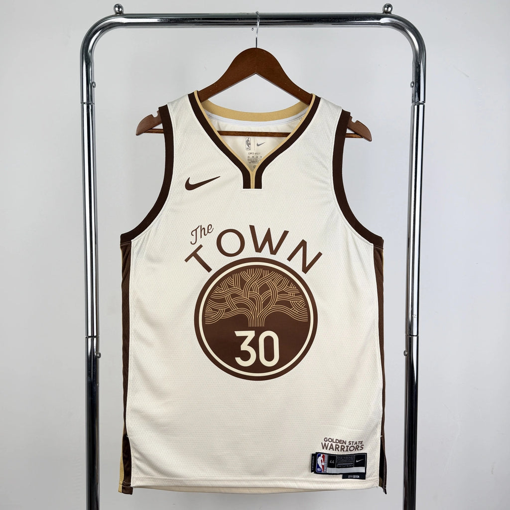 Stephen Curry No.30 Golden State Warriors City Edition Jersey 2025-26 NBA Authentic Swingman Jersey - View 9