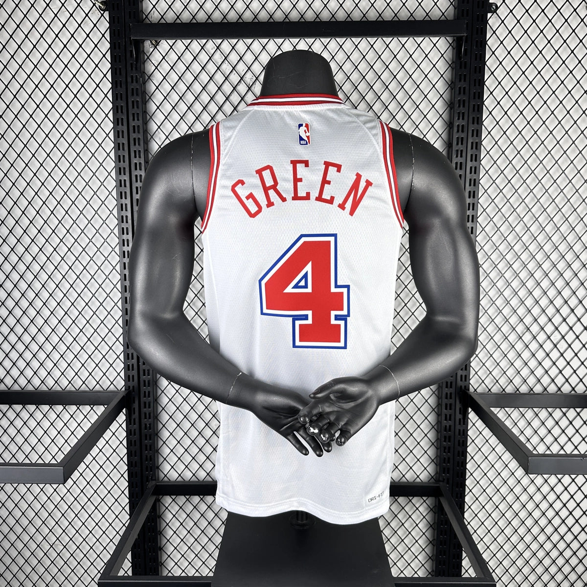 Jalen Green No.4 Houston Rockets City Edition Jersey 2025-26 NBA Authentic Swingman Jersey - View 9