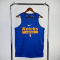 Knicks Chest Logo Detail in Blue — Hanging