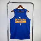 Knicks Chest Logo Detail in Blue — Hanging