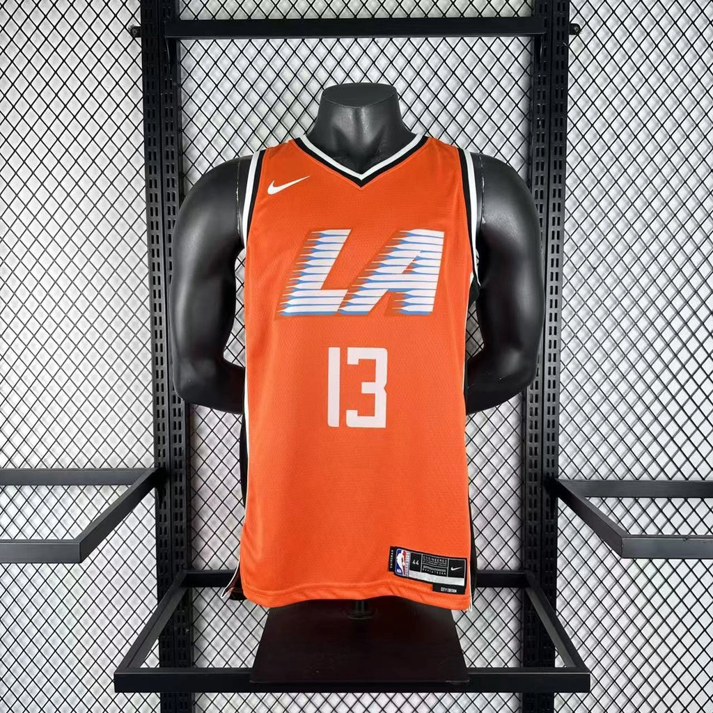 Paul George No.13 Los Angeles Clippers City Edition Jersey 2025-26 NBA Authentic Swingman Jersey - View 1