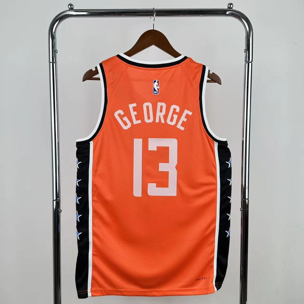 Paul George No.13 Los Angeles Clippers City Edition Jersey 2025-26 NBA Authentic Swingman Jersey - View 11