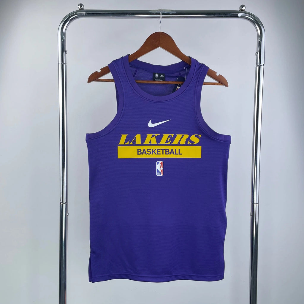 Lakers Front Full View in Purple — Hanging